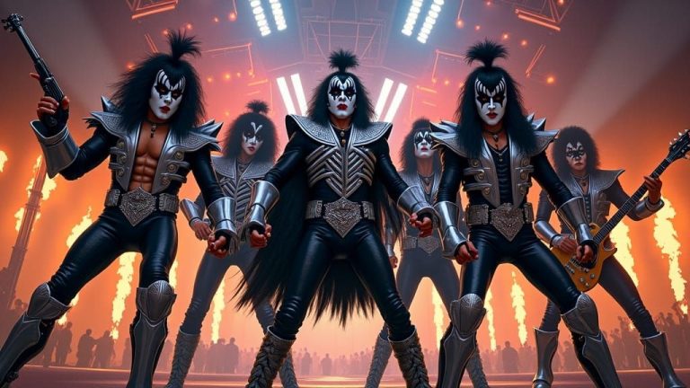 Les préparatifs d'un concert de KISS